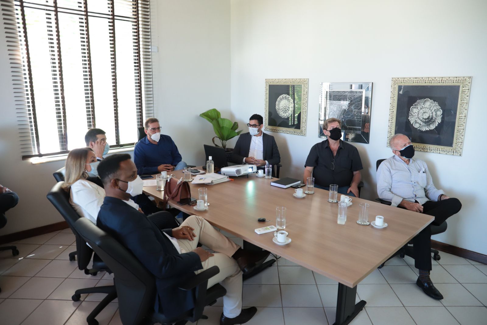 Reunião entre a Prefeitura de Porto Velho e o Banco Basa