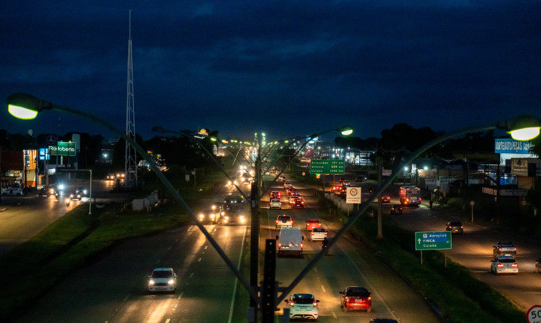 Gestão ampliou os pontos de iluminação pública